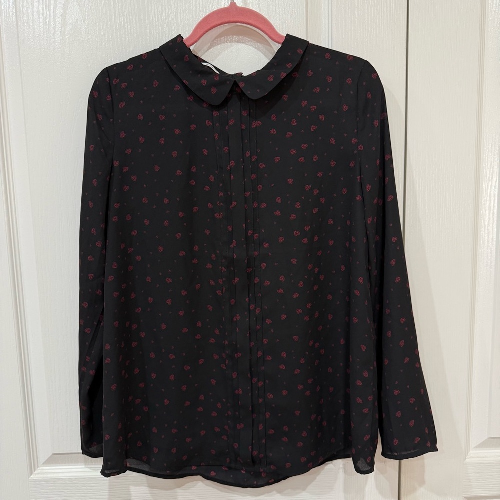 Promod Peter Pan Heart Blouse